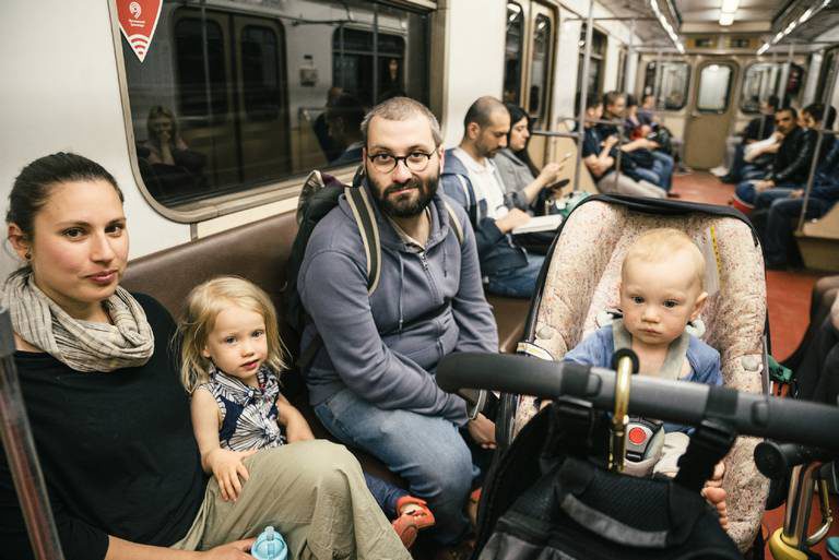 семья либкиных в метро
